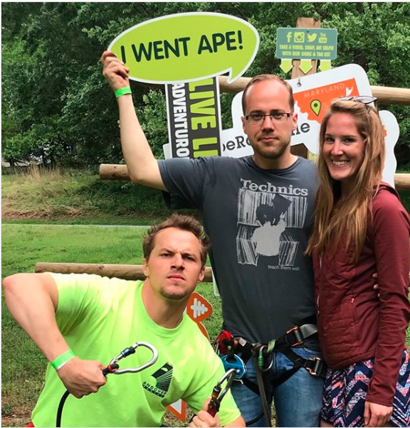 Kenneth with his long-time girlfriend turned wife, Jessie, enjoying a happy moment together.